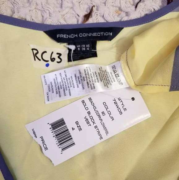 🌻🌺🌻FRENCH CONNECTION NWT BLOUSE!! - Picture 4 of 5